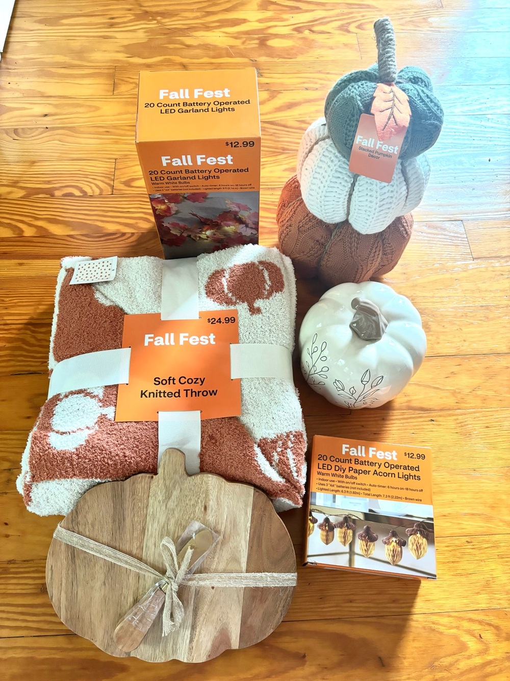Fall Decor Bundle—. 6 piece NWT